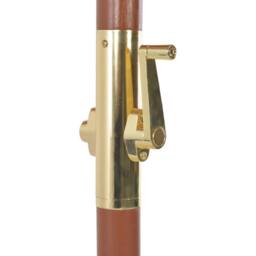 Berkfield Home Outdoor Parasol with Wooden Pole 300 cm Bordeaux Red - thumbnail 6