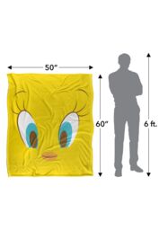 Warner Brothers Looney Tunes Officially Licensed Silky Touch Super Soft Throw Blanket 152 x 127 cm in White - thumbnail 5