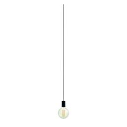 Eglo POZUETA Pendant Light - Black Steel Design, E27 Fitting, 125mm - thumbnail 2
