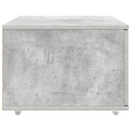 Berkfield Home Drawer Cabinet Concrete grey Concrete Medium Doors - thumbnail 6