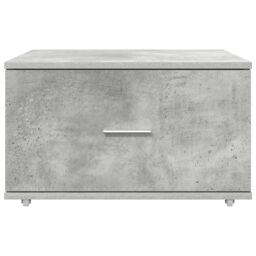 Berkfield Home Drawer Cabinet Concrete grey Concrete Medium Doors - thumbnail 5