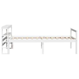 Berkfield Home Senior Bed with Headboard without Mattress White 75x190 cm Small Single - thumbnail 5
