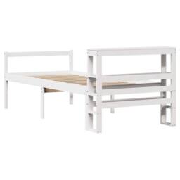Berkfield Home Senior Bed with Headboard without Mattress White 75x190 cm Small Single - thumbnail 6