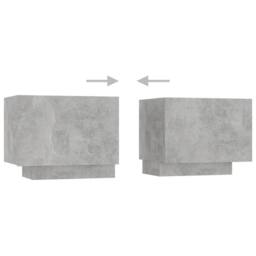 Berkfield Home Decorative Bedside Cabinet Concrete Grey 100x35x40 cm Engineered Wood - Size: 100 x 35 x 40 cm - thumbnail 8