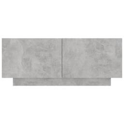 Berkfield Home Decorative Bedside Cabinet Concrete Grey 100x35x40 cm Engineered Wood - Size: 100 x 35 x 40 cm - thumbnail 5