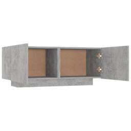 Berkfield Home Decorative Bedside Cabinet Concrete Grey 100x35x40 cm Engineered Wood - Size: 100 x 35 x 40 cm - thumbnail 6