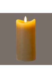 KDMD Luxe Collection Natural Glow Taupe Melted LED Candle-Safe - thumbnail 2