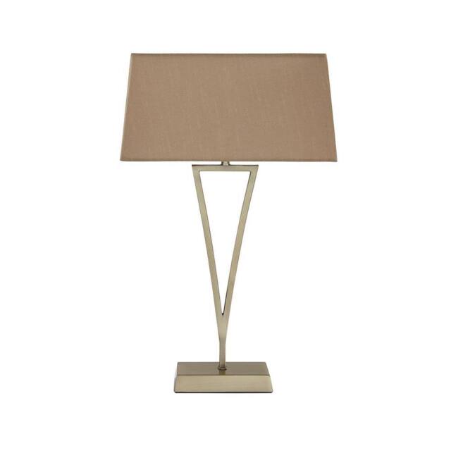 Pagazzi Lizzie Antique Brass & Champagne Touch Table Lamp in Gold - image 1