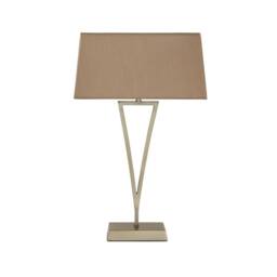 Pagazzi Lizzie Antique Brass & Champagne Touch Table Lamp in Gold - thumbnail 1