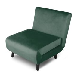 Home Garden Direct Aurora - Single Bed Chair Sofa in Velvet - 1 Seater - Green - thumbnail 6