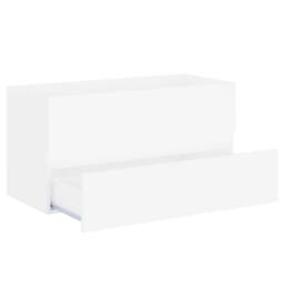 Berkfield Home Sink Cabinet with Built-in Basin White Engineered Wood - thumbnail 7