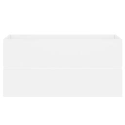 Berkfield Home Sink Cabinet with Built-in Basin White Engineered Wood - thumbnail 9