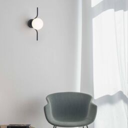 Netlighting Le Vita LED Wall Lamp Black 6W 2700K - thumbnail 2
