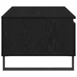 Berkfield Home Coffee Table Black Oak 90x50x36, 5 cm Engineered Wood - thumbnail 8