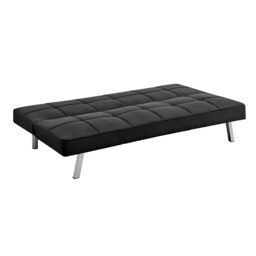 Bravich LTD Click Clack Fabric Sofa Bed - 3 Seater in Black - thumbnail 6