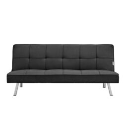 Bravich LTD Click Clack Fabric Sofa Bed - 3 Seater in Black - thumbnail 4