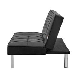 Bravich LTD Click Clack Fabric Sofa Bed - 3 Seater in Black - thumbnail 5
