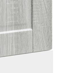Berkfield Home Dishwasher Panel Porto Grey Sonoma 45x1, 5x67 cm Engineered Wood - thumbnail 7