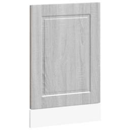Berkfield Home Dishwasher Panel Porto Grey Sonoma 45x1, 5x67 cm Engineered Wood - thumbnail 2