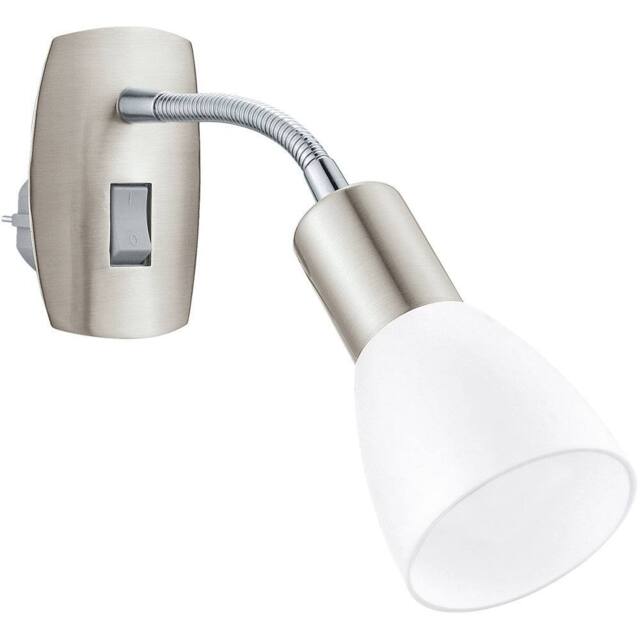 Loops Sleek Modern Satin Nickel & Chrome LED Wall Light for Indoor Spaces - image 1