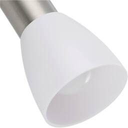 Loops Sleek Modern Satin Nickel & Chrome LED Wall Light for Indoor Spaces - thumbnail 5