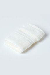 Homescapes Zero Twist Supima Cotton Towel in Cream - thumbnail 2