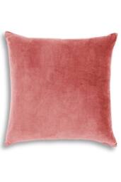 CHRISTY Luxury Filled Velvet 'Jaipur' Square Cushions in Dark Pink - Size: 45 cm x 45 cm