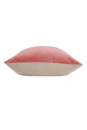 CHRISTY Luxury Filled Velvet 'Jaipur' Square Cushions in Dark Pink - Size: 45 cm x 45 cm - thumbnail 3