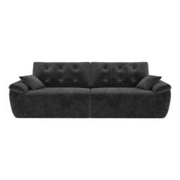 Dprodo 275CM Chenille 4 Seater Sofa, Deep Cushioned Modular Sectional Couches in Black - Size: 2 Pack - thumbnail 9