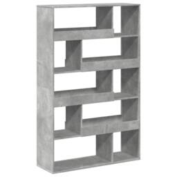 Berkfield Home Room Divider Concrete Grey 100x33x156.5 cm Engineered Wood - thumbnail 6