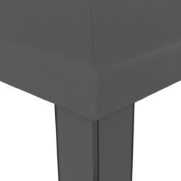 Berkfield Home Gazebo with Double Roof 3x6 m Anthracite in Black - thumbnail 4