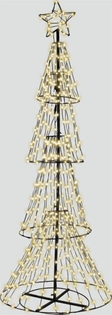 Xmas Haus All surface 2.1m 550ww Micro Led Tree, 8 programs in Black - Size: 1 Pack - image 1