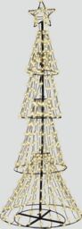 Xmas Haus All surface 2.1m 550ww Micro Led Tree, 8 programs in Black - Size: 1 Pack - thumbnail 1