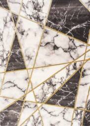 Celebrity Interiors Bianco 185MA Black/Cream Rug in Black - Size: 160 cm x 225 cm - thumbnail 1