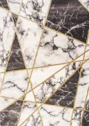 Celebrity Interiors Bianco 185MA Black/Cream Rug in Black - Size: 160 cm x 225 cm - thumbnail 2