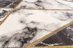 Celebrity Interiors Bianco 185MA Black/Cream Rug in Black - Size: 160 cm x 225 cm - thumbnail 3