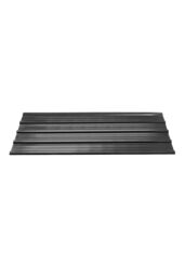 H&O Direct Set of 12 Steel Corrugated Panels in Black - thumbnail 5