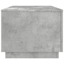 Berkfield Home Coffee Table with LED Lights Concrete Grey 90x50x40 cm - Size: 90 x 50 x 40 cm - thumbnail 8