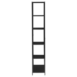Nordlys Industrial 5-Level Bookshelf Storage Rack in Black - thumbnail 9