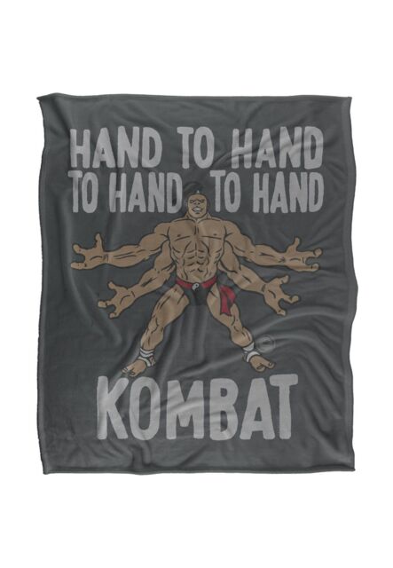 Warner Brothers Mortal Kombat Klassic GOTO Silky Touch Super Soft Throw Blanket in White - image 1