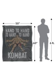 Warner Brothers Mortal Kombat Klassic GOTO Silky Touch Super Soft Throw Blanket in White - thumbnail 5
