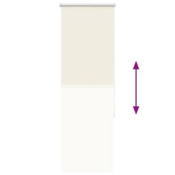 Berkfield Home Roller Blind Blackout Off-White 55x210 cm Fabric Width 50.7 cm Po… - thumbnail 5
