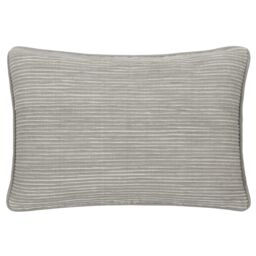 Yard Cove 100% Cotton Ribbed Cushion in Grey - thumbnail 1