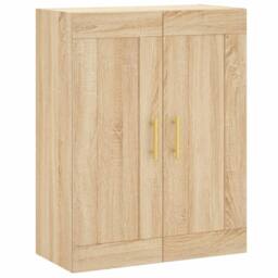 Berkfield Home Highboard Sonoma Oak 69.5x34x180 cm Engineered Wood in Light Brown - thumbnail 5