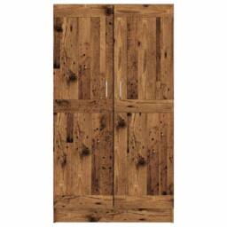 Berkfield Home Book Cabinet Old Wood 82.5x30.5x150 cm Engineered Wood in Brown - thumbnail 5