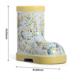 Peter Rabbit Green Floral Wellington Boot Candle Citronella 35hr Burn - Size: Medium - thumbnail 3