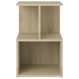 Berkfield Home Bedside Cabinet Sonoma Oak 35x35x55 cm Engineered Wood in Brown - Size: 35 x 35 x 55 cm - thumbnail 4