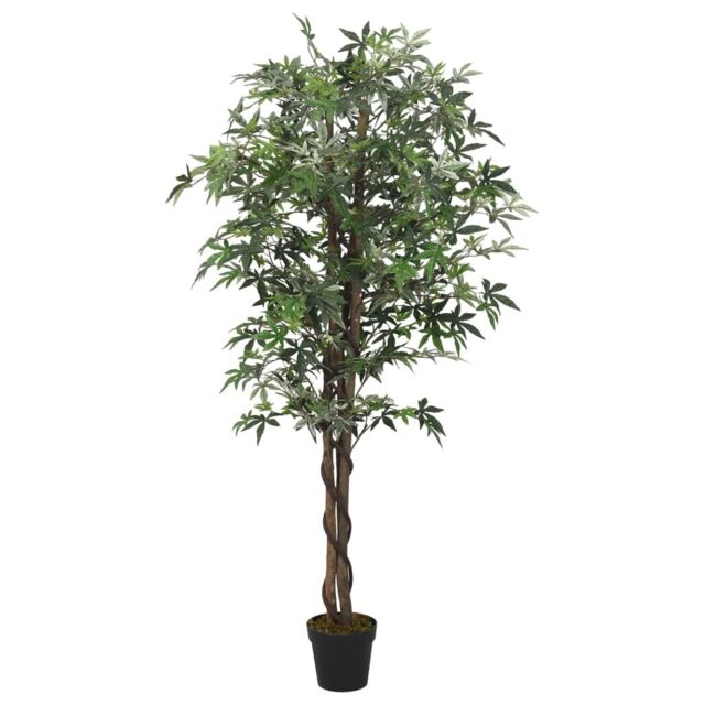 Berkfield Home Artificial Maple Tree 672 Leaves 180 cm Green - image 1