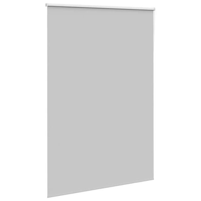 Berkfield Home Roller Blind Blackout Off-White 135x175 cm Fabric Width 131.6 cm… in Grey - image 1