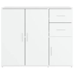 Berkfield Home Sideboard White 91x29.5x75 cm Engineered Wood - thumbnail 6